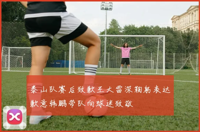 泰山队赛后致歉王大雷深鞠躬表达歉意韩鹏带队向球迷致敬